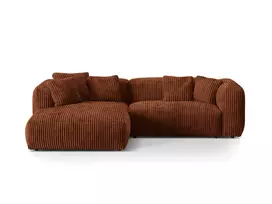 Modulinė kampinė sofa - kairė, Martina, 2 sėdimos vietos, 280x176x75, plytų imitacija