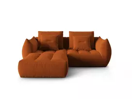 Velvet modulinė sofa, Bloom, 3 vietų, 232x216x95, terakota