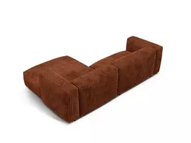Modulinė kampinė sofa - dešinė, Martina, 2 sėdimos vietos, 280x176x75, plytų imitacija