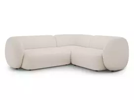 Modulinė kampinė sofa - dešinė, Kate, 4 sėdimos vietos, 252x220x76, smėlio spalvos