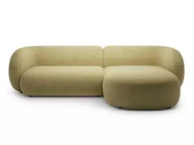 Modulinė kampinė sofa - dešinė, Kate, 3 vietų, 285x176x76, saulėgrąžų melanžas