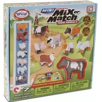 "Malblo" magnetinių mini fermų gyvūnų rinkinys