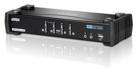 Aten 4 Port USB 2.0 DVI Dual link KVMP switch