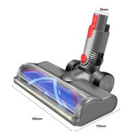 Tiesioginės pavaros šepetys Dyson V12 V10 V7 V8 V11 V15 SV10 SV12 SV14 V6 ir V10 Slim dulkių siurbliams, su žalia šviesa, pakeičiamas