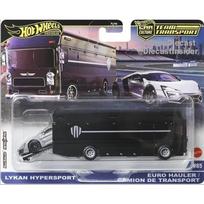 Hot Wheels Premium Team Transport Modeliukas Lykan Hypersport and Euro Hauler Gamion De Transport (yra Sandėlyje)
