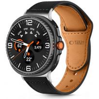 Tech-Protect 40/ 44/ 46mm Leatherfit Galaxy Watch 8/ 8 Classic Black