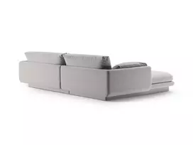 Kampinė Sofa - dešinė, Torino, 4 vietų, 250x170x83, šviesiai pilka