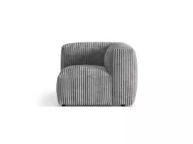 Modulinis suoliukas Martina, 1 sėdynė, 106x106x75, šviesiai pilkas