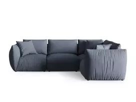 Kampinė Sofa - dešinė, Chris, 4 vietų, 295x210x80, šviesiai žalia