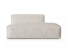 Dešinės pusės modulinė sofa, Nuria, 3 vietų, 110x165x72, smėlio spalvos