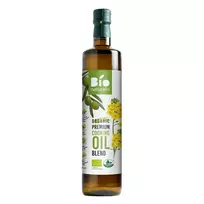 Ekologiškas rafinuotas rapsų ir ypač grynas alyvuogių aliejus kepimui BIONATURALIS, 750 ml
