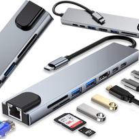 USB-C Hub Pro 8in1, 4K, HDMI