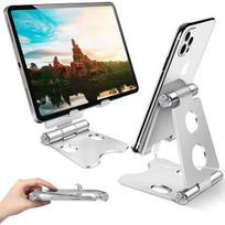 Telefono laikiklis Telefono laikiklis, planšetinio kompiuterio laikiklis, metalinis neslystantis stovas