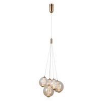 Pakabinamas šviestuvas Butero PND-34359-5-HBR-AMB