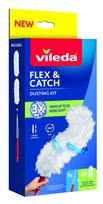 Dulkių šluotelės rinkinys VILEDA Flex & Catch trump.sistema + 2 papildymai