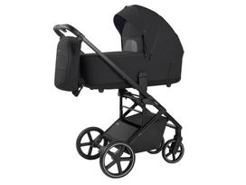 Universalus vežimėlio komplektas Carrello Alfa  2in1 Rock Black 6522