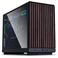 Lian Li A3-mATX, Tempered Glass, Black (Wood Edition) A3X-WDG
