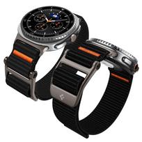 Juoda apyrankė "Spigen DuraPro Flex" laikrodžiui Samsung Galaxy Watch 8 / Classic (40 / 44 / 46 MM)