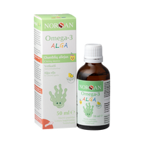 NORSAN Omega-3 Alga, citrinų skonio aliejus, 50 ml