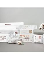 Sausos medvilninės servetėlės PREMIUM klasės Mother-K (220vnt.)