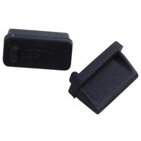 Silikoninis USB tinklo prievado dangtelis - juodas - tinklo prievado dangtelis