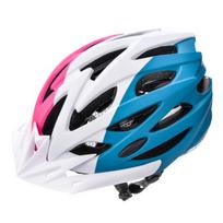 Dviratininko šalmas Meteor Marven, mėlynas/rožinis/baltas, Dydis L (58-61cm)