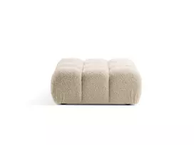 Pufas, Bellis, 1 sėdynė, 94x94x43, šviesiai smėlio spalvos