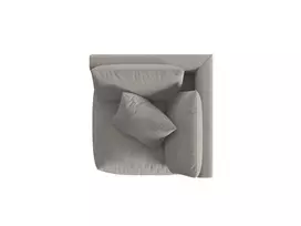 Modulinės sofos dalis - kampas, Chris, 1 sėdynė, 100x100x80, Natūrali spalva