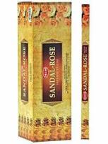 Aromatingi smilkalai Hem Sandal - Rose, 8 vnt.
