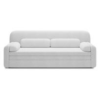 Baltos spalvos iš boucle sulankstoma/su sandėliavimo vieta sofa 236 cm Elioss – ELTAP
