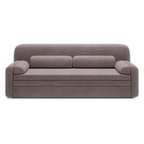 Rudos spalvos iš kordinio velveto sulankstoma/su sandėliavimo vieta sofa 236 cm Elioss – ELTAP