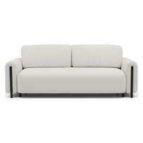 Dramblio kaulo spalvos iš boucle sulankstoma/su sandėliavimo vieta sofa 244 cm Arcadova – ELTAP