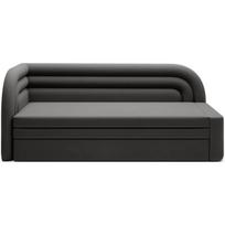 Taupe spalvos iš velveto sulankstoma/su sandėliavimo vieta sofa su kairiuoju kampu 223 cm Fabillo – ELTAP