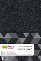 Putgumės lakštų rinkinys A4 5l. juodas blizg. HAPPY COLOR