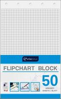 Bloknotas konferenciniams stovams 50l. 64x100cm, langeliais, INTERDRUK