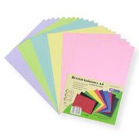 Spalvoto kartono rinkinys PENWORD PASTEL MIX, A4, 20 lapų, 225g