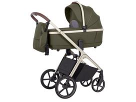 Universalus vežimėlio komplektas Carrello Vector 2in1 Deep Green 6550