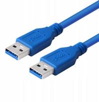 USB kabelis USB-A - USB-A 1,8 m juodas (USB3.0-WW/1.8M)