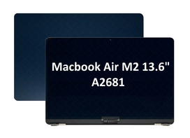 Macbook Air 13.6" M2 2022 (A2681) ekranas : Įrankių komplektas - Pridėti (15€), Kokybė - Originalas (naudotas), Spalvos - Sidabrinė