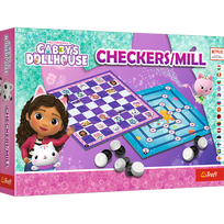 TREFL  GABBY´S DOLLHOUSE Žaidimas „Šaškės ir malūnas“