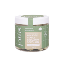 Kokosų skonio moliūgų sėklos baltajame šokolade, 100 g