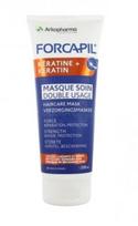 FORCAPIL Keratin+ dvejopo naudojimo plaukų priežiūros kaukė 200ml