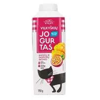 VILVI jogurtas mangų ir pasiflorų skonio 2% rieb. 750g