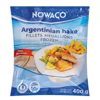 Argentininių lydekų filė kepsneliai Nowaco, 400g, sušaldyti