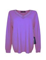 Megztinis moterims Kinga, šviesiai violetinis, XL