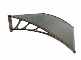 Stogelis virš durų Metal-gum, 120x100 cm, rudas