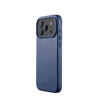 Mujjo Leather Case for iPhone 17 Pro Max – Monaco Blue