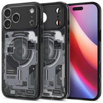 Spigen Ultra Hybrid MagSafe Case for iPhone 17 Pro, zero one, black