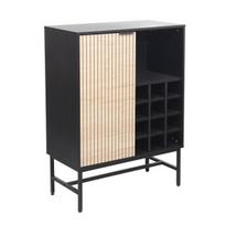 Evelekt Cabinet HELVE with wine rack 80x40xH110cm, melamine