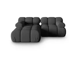 Modulinė kampinė sofa - kairė, Bellis, 3 sėdimos vietos, 188x155x70, espreso spalvos